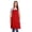 Red, variant on WEIKE Cooking apron with pockets and adjustable neck strap for restaurant bakery chef,