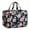 Black Floral, variant on EVERFUN Large Travel Makeup Bag for Women Hanging Toiletry Bag Full Size Cosmetic Organizer Kit Pink