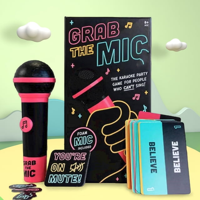 Emocionante Grab Mic Game de mesa Bad Singers 2-10 jugadores Juego de karaoke FUNCIÓN FUNCIÓN