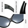 thumbnail image 5 of Oversized Y2K Cat Eye Sunglasses for Women Driving Running Sports UV Protection Female Trendy Cycling Goggles Shades, 5 of 6