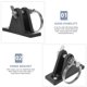thumbnail image 3 of PTOOTP 4Ud Bisagras Para Bimini Con Tornillos Durables En Material Nylon Ideal Para Embarcaciones, 3 of 6