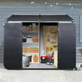 thumbnail image 3 of Roninkier 8 x 6 ft Metal Outdoor Storage Shed with Floor and Lockable Double Lockable Door, 3 of 8