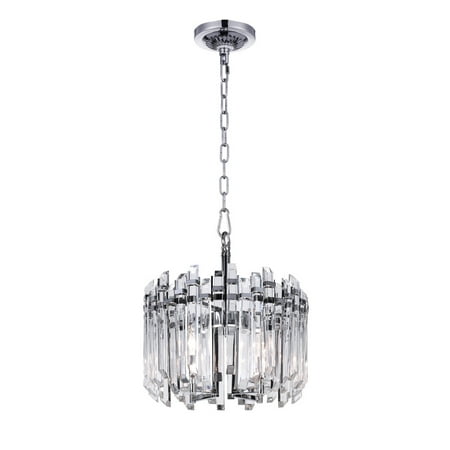 

4 Light Chandelier with Chrome Finish