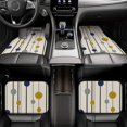 thumbnail image 6 of ZICANCN Waterproof Car Floor Mats Full Set, Abstract Circles and Lines Automotive Carpet Mats for Vehicle Trucks Suv Jeep, 4 Pieces, 6 of 6