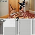 thumbnail image 2 of 44" x 24" Door Scratch Protector, Plastic Scratch Shield Protect for Pets, Duty Flexible Door Guard Cover for Furniture, Wall, 2 of 8