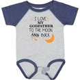 thumbnail image 3 of Inktastic I Love My Godfather to the Moon and Back Boys or Girls Baby Bodysuit, 3 of 5