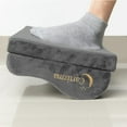 thumbnail image 6 of CARTIZMA Ergonomic Under Desk Footrest Memory Foam footrest- Soft Velvet - Gray, 6 of 9