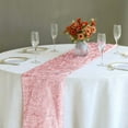 thumbnail image 6 of Efavormart Rose Gold Metallic Fringe Shag Tinsel Table Runner, Shimmery Polyester Table Runner - 12"x108", 6 of 10