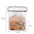 thumbnail image 3 of CNKOO Sealed Storage Jar Box Vacuum Proof Storage Transparent Airtight Jar Kitchen Storage Case with Lid Leakproof Crispers Storage Organizer, 3 of 12
