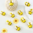 thumbnail image 6 of 24pcs Wool Felt Bees Crafting Supplies Bees Charms Costume Crafting Decoration, 6 of 7