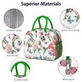 thumbnail image 4 of Womens Pioneer Flower Floral Print Pattern Lunch Box for Work,Insulated Lunch Bag for Women,Loncheras Para Mujer,Leakproof Adult Lunch Bag for Work,Beach,Travel,Picnic,Camping, 4 of 7