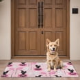 thumbnail image 4 of Pink Halloween Black Cats Ghosts and Pumpkins Door Rugs,Washable Non Slip Door Mats Indoor,Decorative Door Mats,Entry Mat Indoor for Entrance,Bedroom,Kitchen,Bathroom,16"x47", 4 of 6