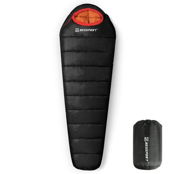 Saco de dormir Bessport Mummy 3-4 Season 15-45 ℉ para adultos