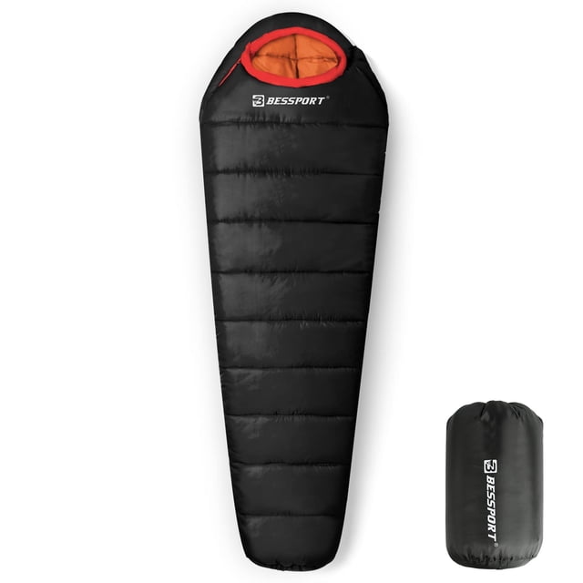 Saco de dormir Bessport Mummy 3-4 Season 15-45 ℉ para adultos