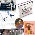 thumbnail image 3 of Real Estate Agent Makeup Bag Gifts Realtors Gift Realtor Gift Realtor survival kit Cosmetic Bags Real Estate Gifts, 3 of 5