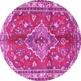 thumbnail image 1 of Ahgly Company Indoor Round Persian Pink Traditional Area Rugs, 8' Round, 1 of 4