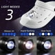thumbnail image 3 of Luz para zapatos de cueva, iluminación para deportes al aire libre, senderismo, Camping, luz de advertencia para zapatos (negro), 2 uds., 3 of 5