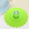 thumbnail image 2 of Tapa Silicona Diamante Transparente Encaje Tapa Aislada (verde) Verde, 2 of 7
