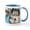 White/Blue Inside, variant on CafePress - Fab Five Ferret Mug - 11 oz Ceramic Mug - Novelty Coffee Tea Cup