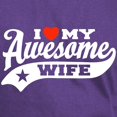thumbnail image 3 of CafePress - I Love My Awesome Wife Dark T Shirt - Men's Classic Graphic Cotton T-Shirt, 3 of 4