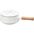 thumbnail image 2 of Dansk 833300 Kobenstyle White Saucepan, Medium, 2 of 2