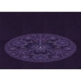 thumbnail image 1 of Ahgly Company Machine Washable Indoor Rectangle Transitional Rebecca Purple Area Rugs, 2' x 3', 1 of 7