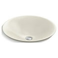 thumbnail image 5 of Kohler 7806-7 17.75 in. Round Drop-In Bathroom Sink with No Overflow - Black, 5 of 8