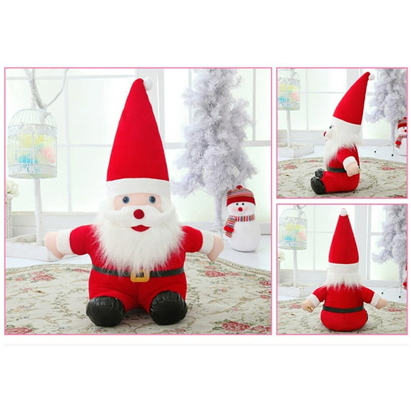 Mobutofu 1Pack Cute Stuffed Animals Santa Claus Doll for Girls Boys Christmas Party 11.0 Inch