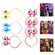 thumbnail image 4 of GAXIRE 6 diademas brillantes de extraterrestres para Halloween, diadema con forma de globo ocular parpadeante para conciertos de Halloween (colores variados), 4 of 5