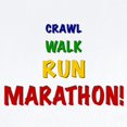 thumbnail image 2 of CafePress - Crawl Walk Run Marathon! Infant Creeper - Baby Light Bodysuit, Size Newborn - 24 Months, 2 of 4