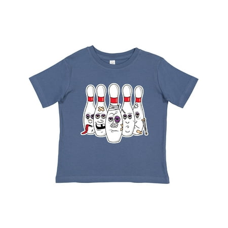 

Inktastic Beat Up Bowling Pins Boys or Girls Toddler T-Shirt