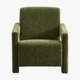 thumbnail image 3 of BRTHORY Upholstered Modern Chenille Arm Accent Chair for Living Room Reading Chair, Green, 3 of 7
