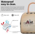 thumbnail image 3 of Lunch Bag Lunch Box for Women Reusable Insulated Lunch Cooler Bags,Large Capacity for Work Travel Picnic,Water-Resistant Farmhouse and Chickens Lunch Tote Bag Gifts for Woman Mom Beige, 3 of 6