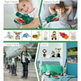 thumbnail image 3 of DolliBu Green Alligator Stuffed Animal with Baseball Plush – Soft Gator, Adorable Playtime Alligator Plush Toy, Cute Wildlife Gift, Baseball Plush Doll Animal Toy for Kids and Adults - 24 Inches, 3 of 6
