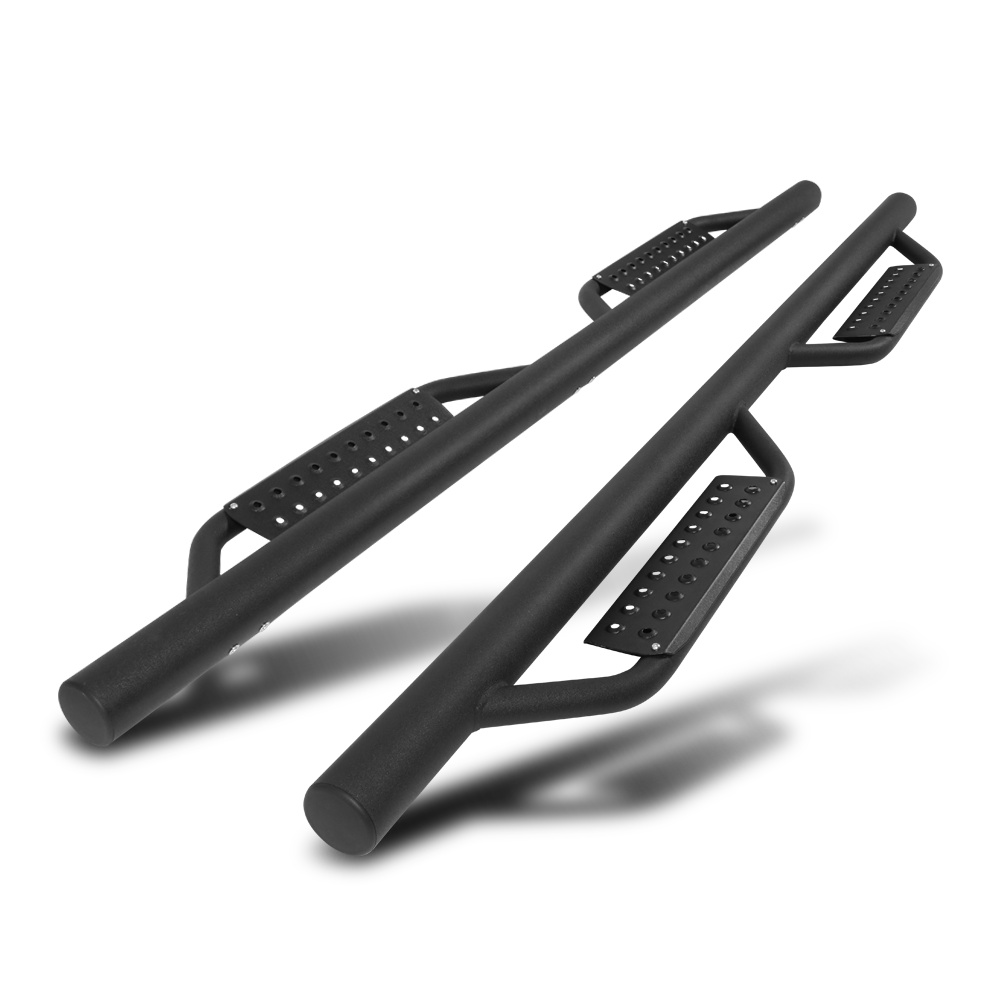Black Heavy Duty Side Drop Step Nerf Bar for 0521 Toyota Double