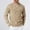 Beige, variant on Mens Crewneck Sweater Waffle Knitted Pullover Sweaters (Beige M)