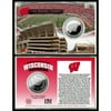 Wisconsin Badgers Silver Coin Card - Stadium