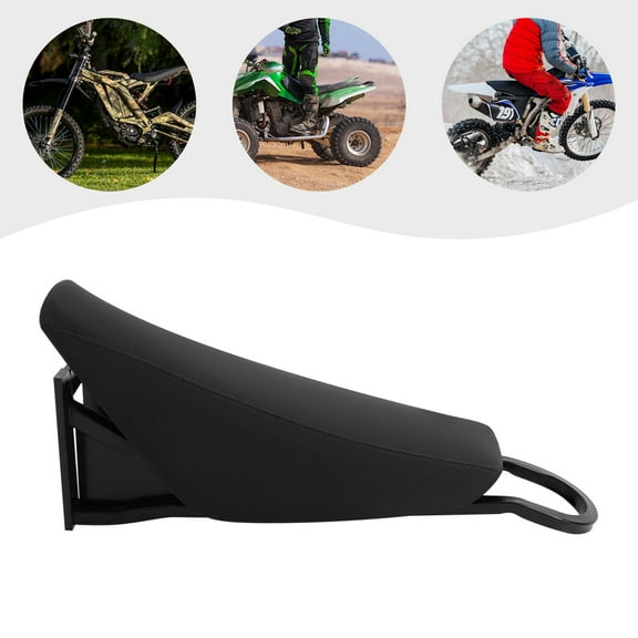 Peakora Motorcycle Saddle PU Material Motorcycle Bicycle Luggage Rear Seat Saddle Bicycle Cycle Saddle Motorcycle Style Seat for Electric Mountain Bikes Beach Iron Cruisers Motorcycles