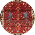 thumbnail image 1 of Ahgly Company Indoor Round Traditional Red Persian Area Rugs, 3' Round, 1 of 6