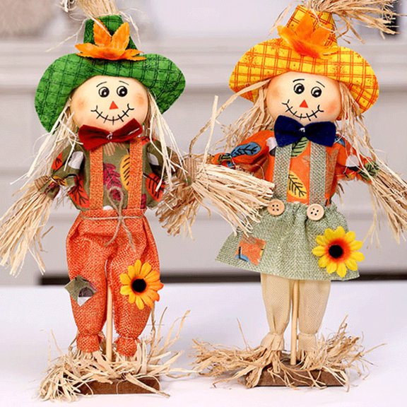 ABPWLY Toys Halloween Decoration Pumpkin Witch Scarecrow Ornament Ghost Festival Window Bar Scene Decoration Props Supplies Travel Games