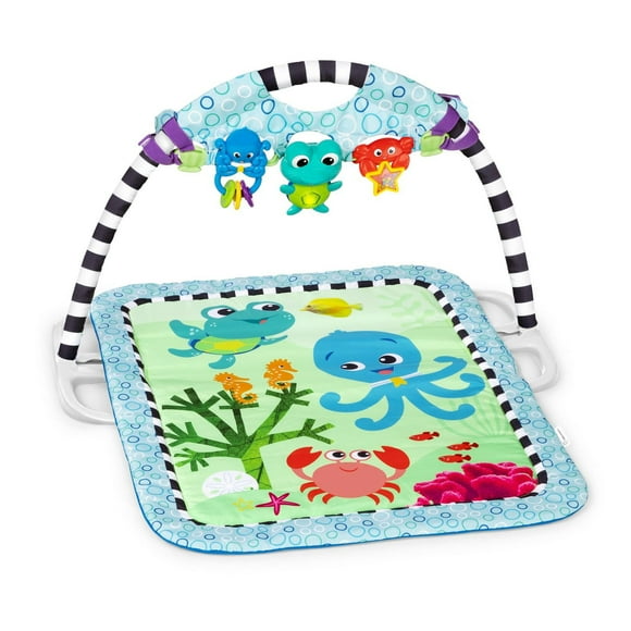 Tapis d'éveil et arc d'activités amovible Neptune’s Discovery Reef de Baby Einstein