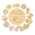 thumbnail image 3 of DIY Seasonal Welcome Sign With Interchangeable Front Door Porch Pendant, 3 of 9