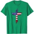 thumbnail image 6 of Frostluinai Patriotic Shirts for Women Short Sleeve Crew Neck Print Tops for Holiday Camiseta 4 de Julio Mujer Talla Grande Cuello Redondo, 6 of 6