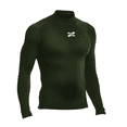 thumbnail image 2 of Playera Deportiva Manga Larga Unisex Licra de Compresion Comoda y Fresca verde oscuro CH ZAPARI Licra Deportiva, 2 of 8