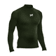 thumbnail image 2 of Playera Deportiva Manga Larga Unisex ZAPARI Licra de Compresion Comoda y Fresca Verde Oscuro M, 2 of 8