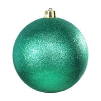 JoyMoreHome 6 Pcs 5.9 Inch Christmas Tree Glitter Christmas Balls Decorations, Xmas with Hanging Loop for Christmas Party Home Hanging Decor