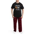 thumbnail image 5 of CafePress - Crazy Cat Lady Men's Dark Pajamas - Men's Dark Loose Fit Cotton Pajama Set, 5 of 7