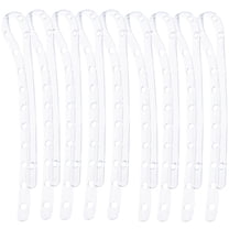 DEEPCRAFF 20Pcs Non Slip Plastic Hanger ps Closet Supplies for Heavy Clothes with Clear Design