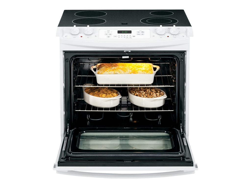 GE Appliances JD630DFWW 30 Inch DropIn Electric Range White Walmart