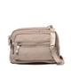 thumbnail image 1 of Baggallini Bolso bandolera pequeño con triple cremallera para mujer - Riñonera convertible de 8x6 pulgadas - Ligero resistente al agua, 1 of 5